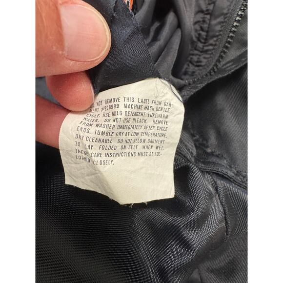 SLALOM Men's snow pants/shell, Vintage 80's-90's, Black & Pink, 34 - Picture 13 of 13